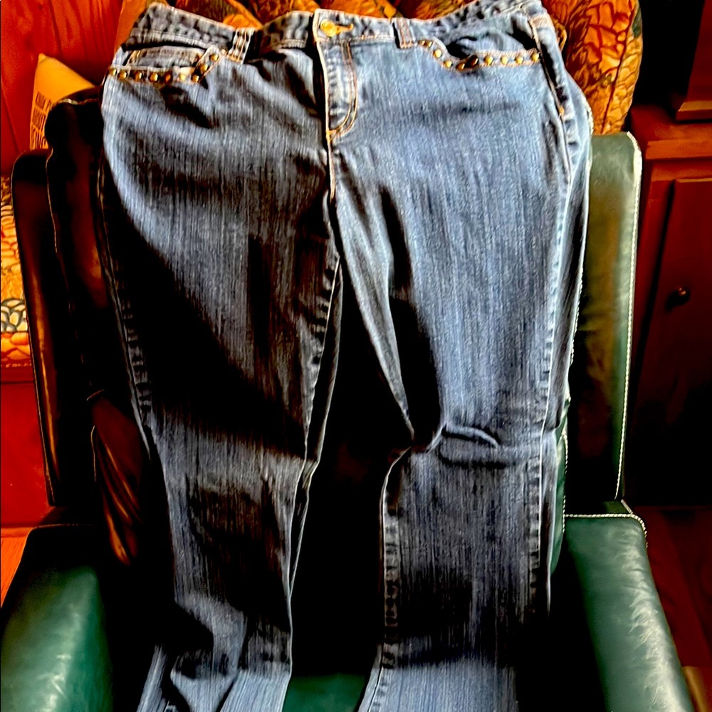 Fun vintage embellished Michael Kors jeans
